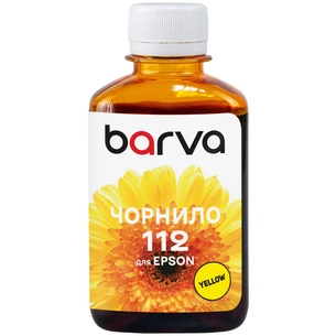 Чорнило Barva Epson 112 180мл, Pigm. Yellow (E112-959) зображення 1