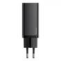 Зарядний пристрій Baseus 2xUSB 65W GaN (USB-C+USB-A) black (CCGAN2L-B01) - зменшене зображення 2