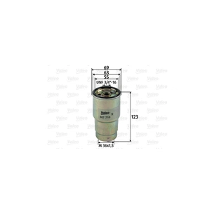 Фільтр паливний Valeo 587710 зображення 1
