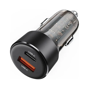 Зарядний пристрій Acefast 2xUSB 60W (USB-C + USB-A) B12 (6974316282914) зображення 1