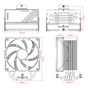 Кулер до процесора ID-Cooling FROZN A410 Black - уменьшенное изображение 7
