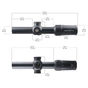 Оптичний приціл Vector Optics Taurus 1-6X24 SFP (SCOC-42) - уменьшенное изображение 11
