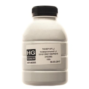 Тонер HP LJ Universal 100г (1010/1200/1160/P4015) HG (HG206-100) зображення 1
