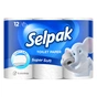 Туалетний папір Selpak 3 шари 12 рулонів (8690530204508) - уменьшенное изображение 1