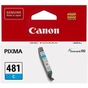 Картридж Canon CLI-481 Cyan (2098C001) - зменшене зображення 1