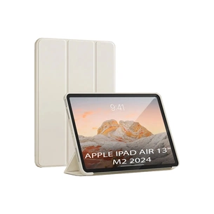 Чохол до планшета BeCover Tri Fold Soft TPU Silicone Apple iPad Air 13" M2/M3 (2024/2025) Beige (711740) зображення 1