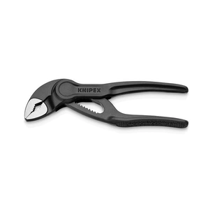 Кліщі KNIPEX COBRA XS переставні з фіксатором, 28 мм (1"), под ключ 24 мм, L-100 мм, Cr-V (87 00 100) зображення 1