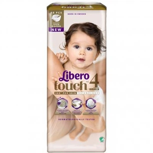 Підгузки Libero Touch 4 (7-11 кг) 48 шт (7322540776195) зображення 1