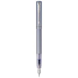 Ручка пір'яна Parker VECTOR 17 XL Metallic Silver Blue CT  FP M (06 112) зображення 1