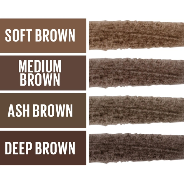 Олівець для брів Maybelline New York Tattoo Brow 36H 07 - Deep Brown (3600531630416) - picture 8