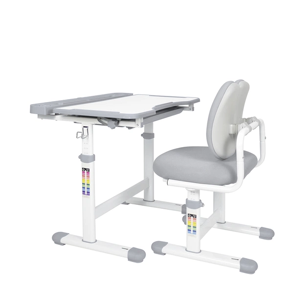 Парта зі стільцем FunDesk Vivo Grey (221892) - picture 4