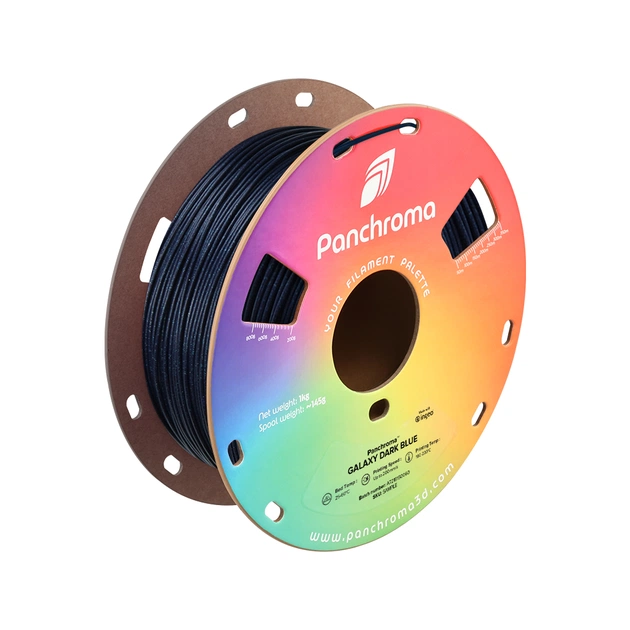 Пластик для 3D-принтера Polymaker PLA PANCHROMA GALAXY 1,75mm 1kg DARK BLUE (CA02025) - изображение 1