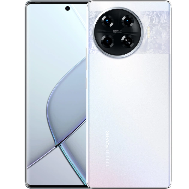 Мобільний телефон Tecno KJ7 (Spark 20 Pro+ 8/256Gb) Lunar Frost (4894947019128) - изображение 1