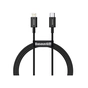 Дата кабель USB-C to Lightning 2.0m 3.0A PD Superior Series Black Baseus (CATLYS-C01) - уменьшенное изображение 2