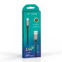 Дата кабель USB 2.0 AM to Lightning 1.0m 2.4A black Grand-X (PL-08B) - уменьшенное изображение 4