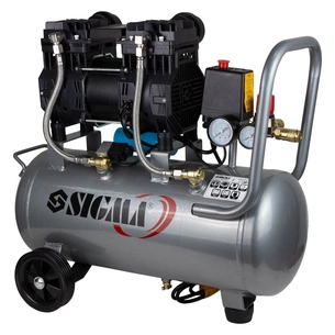 Компресор Sigma двоциліндровий безмасляний 1.5кВт 209л/хв 8бар 30л (7042541) зображення 1