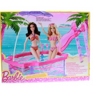 Аксесуар до ляльки Barbie Гламурный бассейн Барби (BDF56) зображення 1