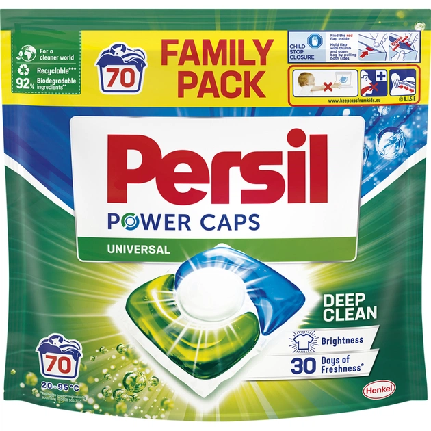 Капсули для прання Persil Універсал 70 шт. (9000101536560) - зображення 1