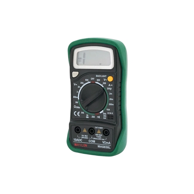 Цифровий мультиметр Mayilon MAS-830L, V, A, R (MAS-830L) - зображення 1
