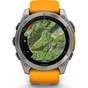 Смарт-годинник Garmin fenix 8 51mm, AMOLED, Saph, Ti/Bare/Grpht, SparkOrg/GrphtBd, (010-02905-11/010-02905-53) - зменшене зображення 9
