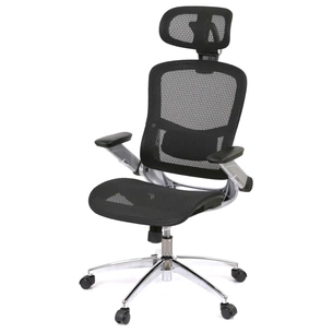 Офісне крісло Аклас Трембіта R-SR Чорний (Чорний) (00158593) зображення 1