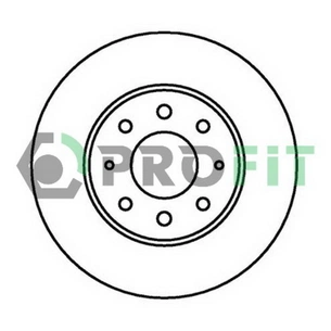 Гальмівний диск Profit 5010-2005 зображення 1