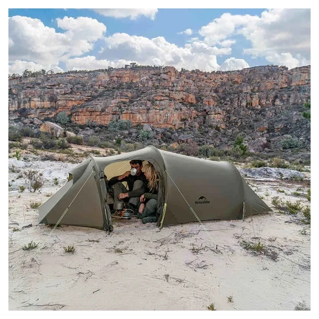 Палатка Naturehike тримісний Opalus, UL, CNK2450WS036, темно-зелений (6927595795910) - изображение 3