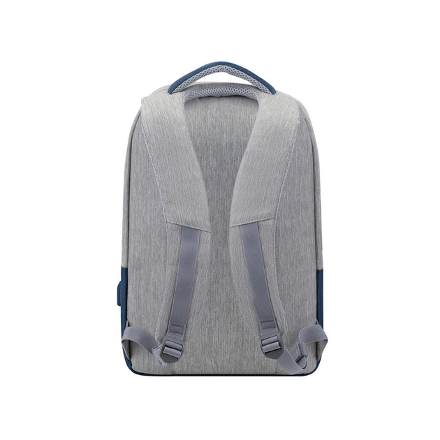 Рюкзак для ноутбука RivaCase 15.6" 7562 Anti-theft, water-repellent, Grey / Dark Blue (7562Grey/DarkBlue) - picture 2