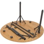 Туристичний стіл Bo-Camp Poundbury Круглий 90 x 90 cm Коричневий (1404656) - зменшене зображення 6