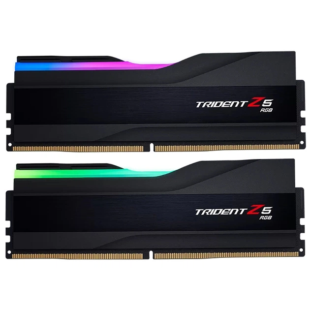 Модуль пам'яті для комп'ютера DDR5 32GB (2x16GB) 5200 MHz Trident Z5 RGB Black G.Skill (F5-5200J3636C16GX2-TZ5RK) - зображення 1
