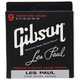 Струны для гитары Gibson SEG-LP9 Les Paul Pure Nickel Wound (09-42) (A001569) изображение 1