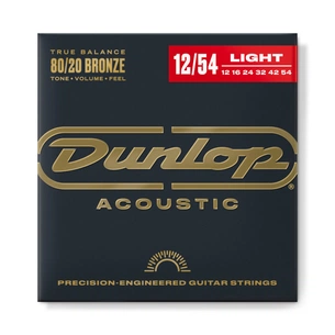 Струни для гітари Jim Dunlop 80/20 Bronze Acoustic Guitar Strings (12-54) (DAB1254) зображення 1