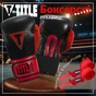 Боксерські рукавички Title Boxing All Heart Bag Gloves 2.0 Black/Red 10 oz (AHABG2 10 oz BK/RD) - зменшене зображення 2