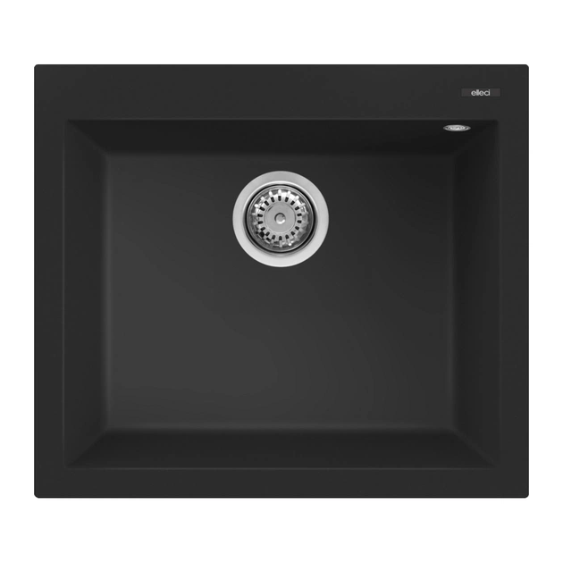 Мийка кухонна Elleci Q 105 on top black k86 - зображення 1