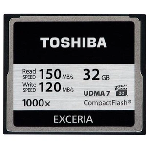 Карта пам'яті Toshiba 32GB Compact Flash 1000X (CF-032GTGI(8) зображення 1