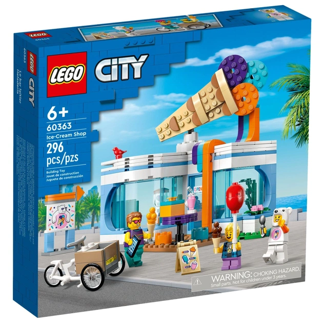 Конструктор LEGO City Крамниця морозива (60363) - зображення 1