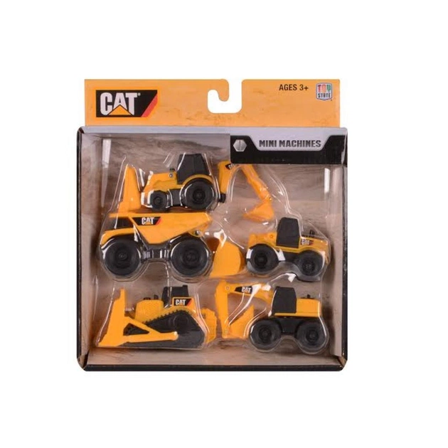 Спецтехніка Toy State CAT Мини-техника 5 шт в наборе (34601) - зображення 1