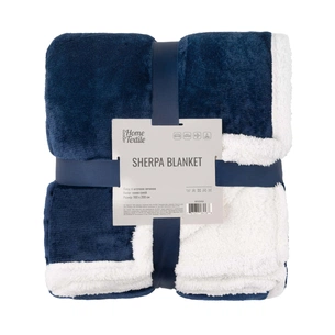 Плед Ardesto Sherpa 100% поліестер, синій темний 160х200 см (ART0204SH) зображення 1