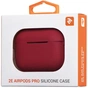 Чохол для навушників 2E для Apple AirPods Pro Pure Color Silicone 2.5 мм Cherry red (2E-PODSPR-IBPCS-2.5-CHR) - зменшене зображення 4