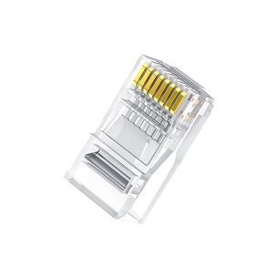 Коннектор RJ45 cat.6 UTP, NW120, 100 шт упаковка, Transparent Ugreen (60558) изображение 1