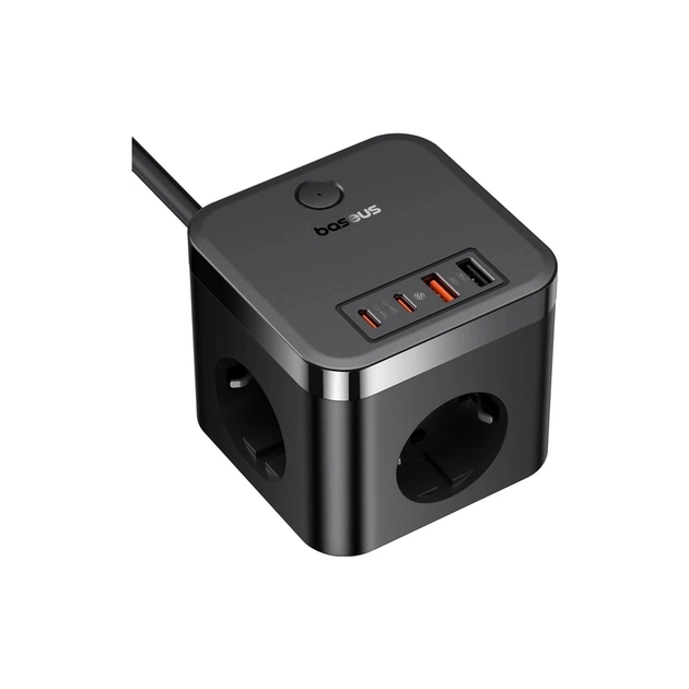 Мережевий фільтр живлення Baseus PowerCombo Cube Power Strip (E00066400117-00) - picture 3