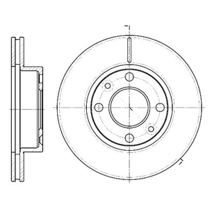 Гальмівний диск REMSA 61162.10 зображення 1