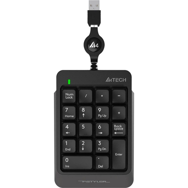 Клавіатура A4Tech FK13 Grey - зображення 1
