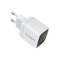 Зарядний пристрій Choetech 1xUSB + 1xUSB-C PD35W with display white (PD6052-EU-WH) - зменшене зображення 2