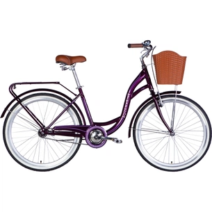 Велосипед Dorozhnik 26" Aquamarine рама-17" темно-фіолетовий 2025 (OPS-D-26-332) зображення 1