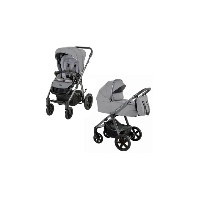 Коляска Espiro 2 в 1 Husky XL 2022 207 Silver Gray (205088) - зображення 1