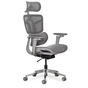 Офісне крісло Mealux S4 Air Grey (HF-S4 M/G) - зменшене зображення 1