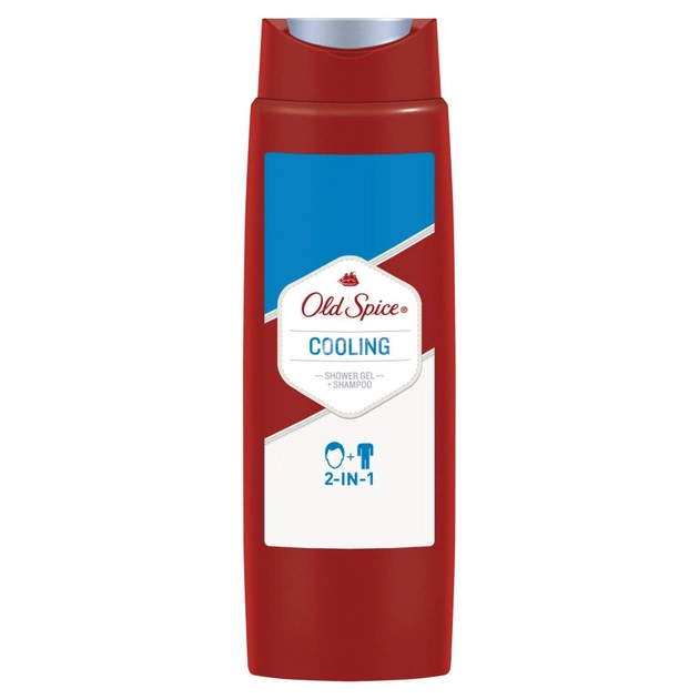 Гель для душу Old Spice + шампунь 2 в 1 охолоджуючий 250 мл (4084500979260) - изображение 1