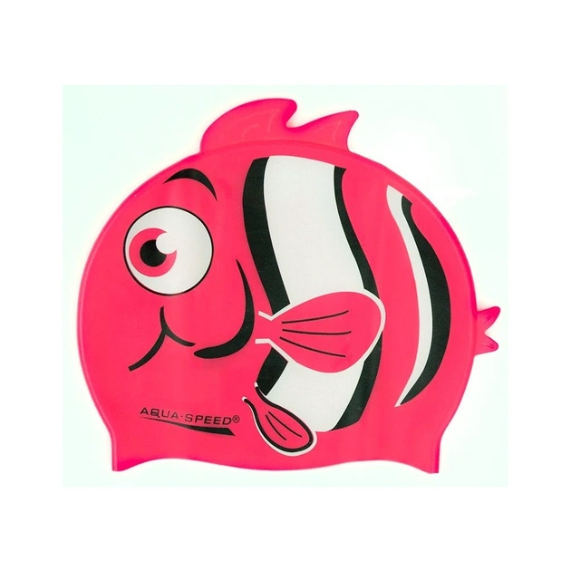 Шапка для плавання Aqua Speed Zoo 115-03-Nemo 5756 коралова рибка Діт OSFM (5908217657565) - зображення 1