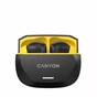 Навушники Canyon Hexagon 7 TWS ANC+ENC Wireless Charge Black/Yellow (CNS-TWS7BY) - зменшене зображення 2